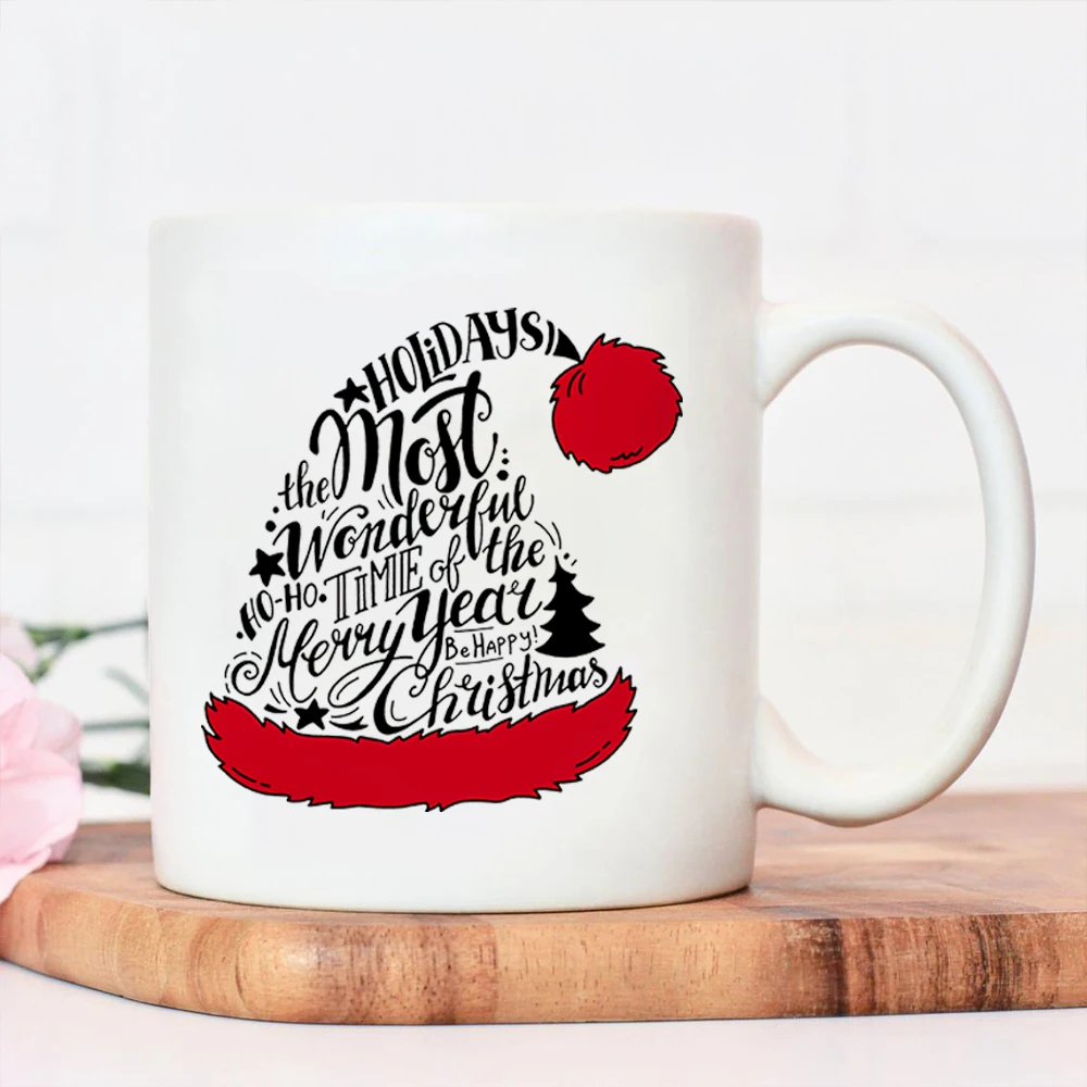Christmas Hat Ceramic Mugs Navidad Merry Water Cup Christmas Decorations for Home 2022 Xmas Coffee Cups New Year Gifts
Christmas Hat Ceramic Mugs Navidad Merry Water Cup Christmas Decorations for Home 2022 Xmas Coffee Cups New Year Gifts
