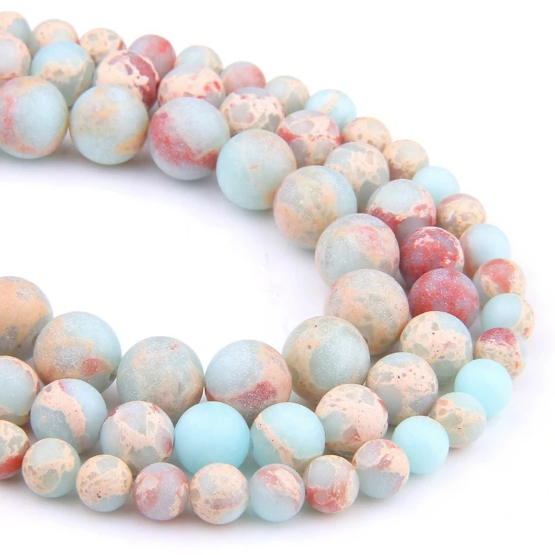 Matte Round ShouShan Stone beads Snakeskin Blue Stone Spacer loose Beads For Jewelry Making bracelet 4/6/8/10/12mm Diy Necklace
Matte Round ShouShan Stone beads Snakeskin Blue Stone Spacer loose Beads For Jewelry Making bracelet 4/6/8/10/12mm Diy Necklace