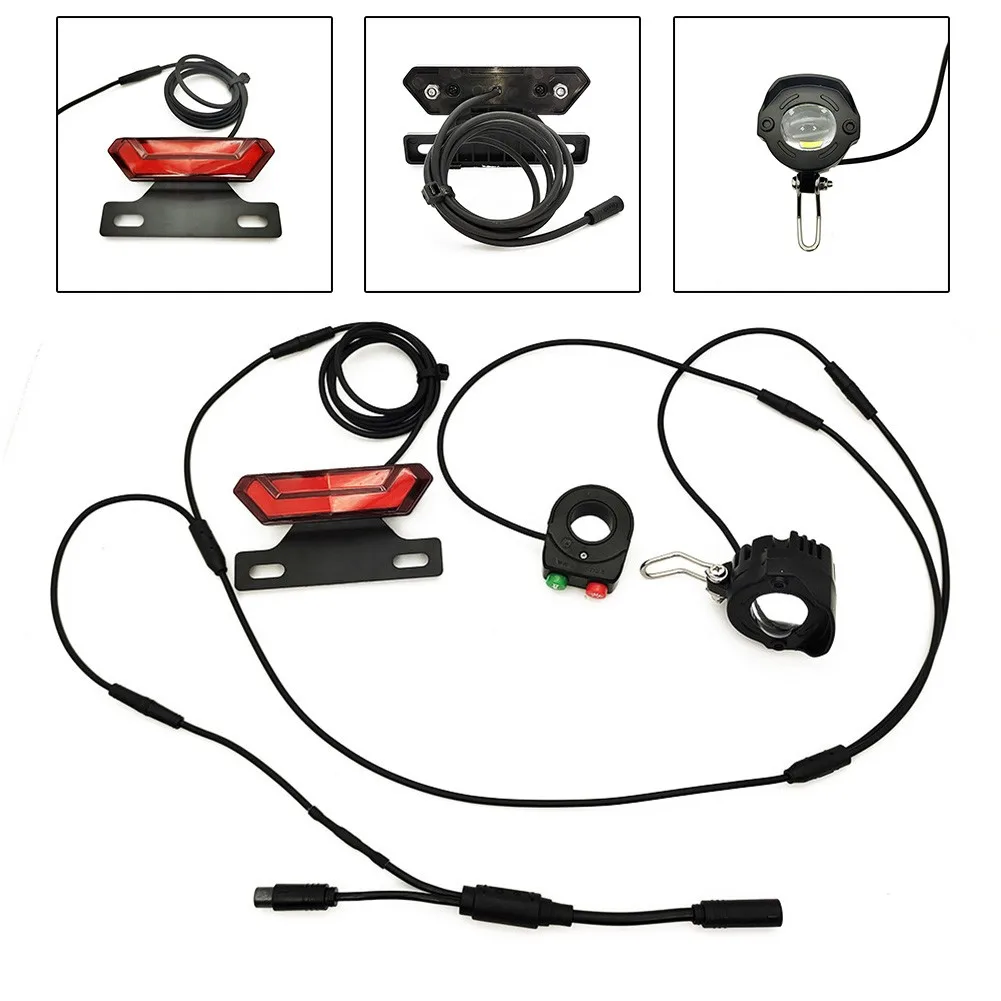 Electric Bicycle LED Front Rear Light Brake Lamp For Bafang Mid-Drive BBS01 02 BbsHD12-60V Waterproof Line Light Group Parts
Electric Bicycle LED Front Rear Light Brake Lamp For Bafang Mid-Drive BBS01 02 BbsHD12-60V Waterproof Line Light Group Parts