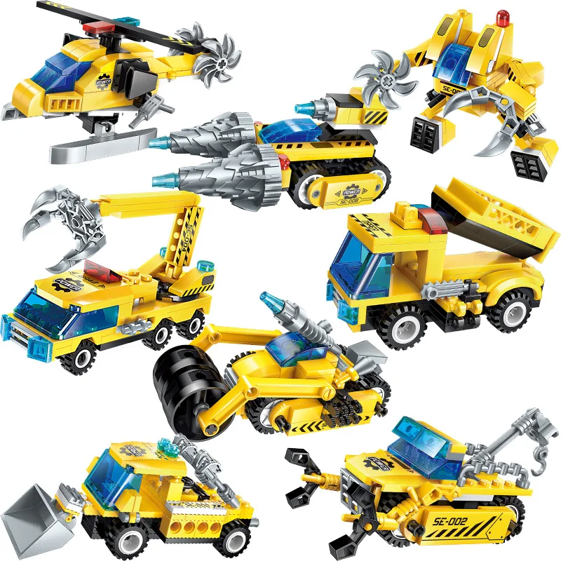 Creator Expert Deformation Car Robot 8 in 1 Engineering Vehicles Building Blocks City Construction Car Educational Kids Toy Gift
Creator Expert Deformation Car Robot 8 in 1 Engineering Vehicles Building Blocks City Construction Car Educational Kids Toy Gift