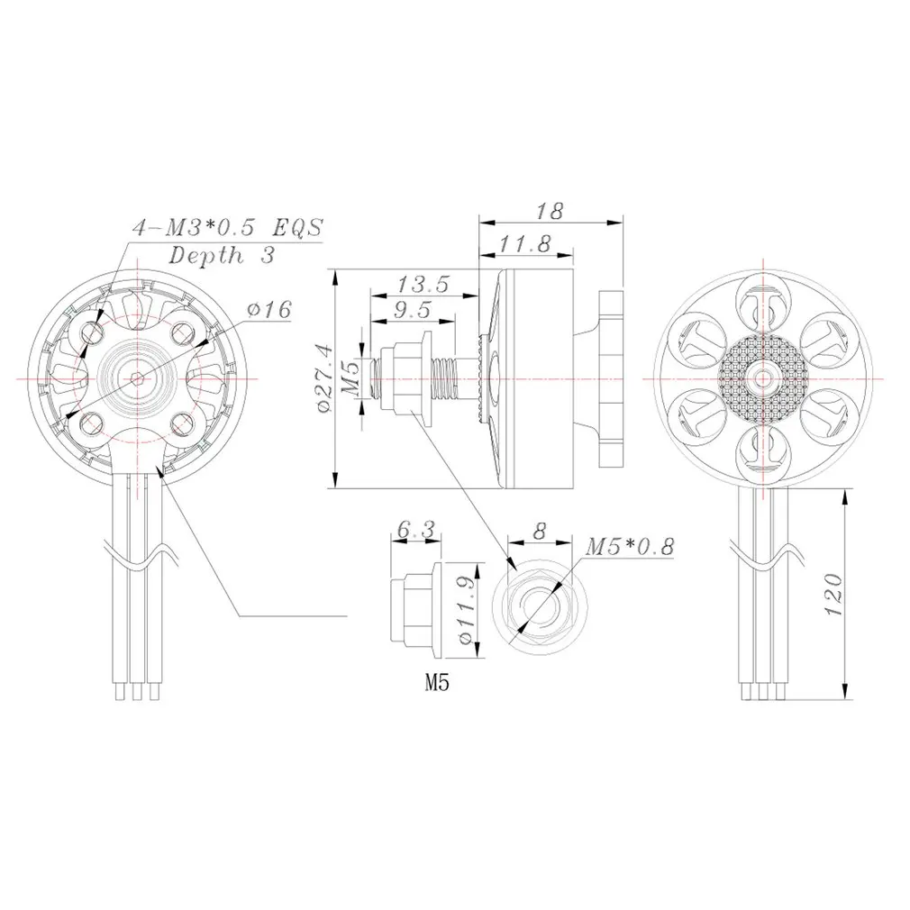 SUNNYSKY E-R2207 3-4S 2580KV Lightweight CCW/CW Brushless Motor for RC Drone FPV Racing Quadcopter Glider Plane Spare Parts
SUNNYSKY E-R2207 3-4S 2580KV Lightweight CCW/CW Brushless Motor for RC Drone FPV Racing Quadcopter Glider Plane Spare Parts