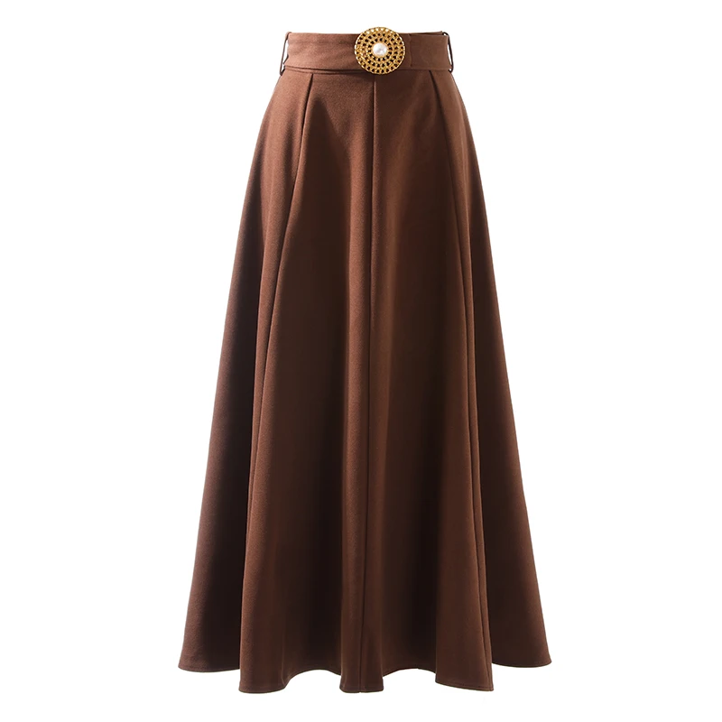 Winter Heavy Skirt For Women Vintage High Waist Mid-length Skirts Elegant Mujer Faldas Bottoms
Winter Heavy Skirt For Women Vintage High Waist Mid-length Skirts Elegant Mujer Faldas Bottoms