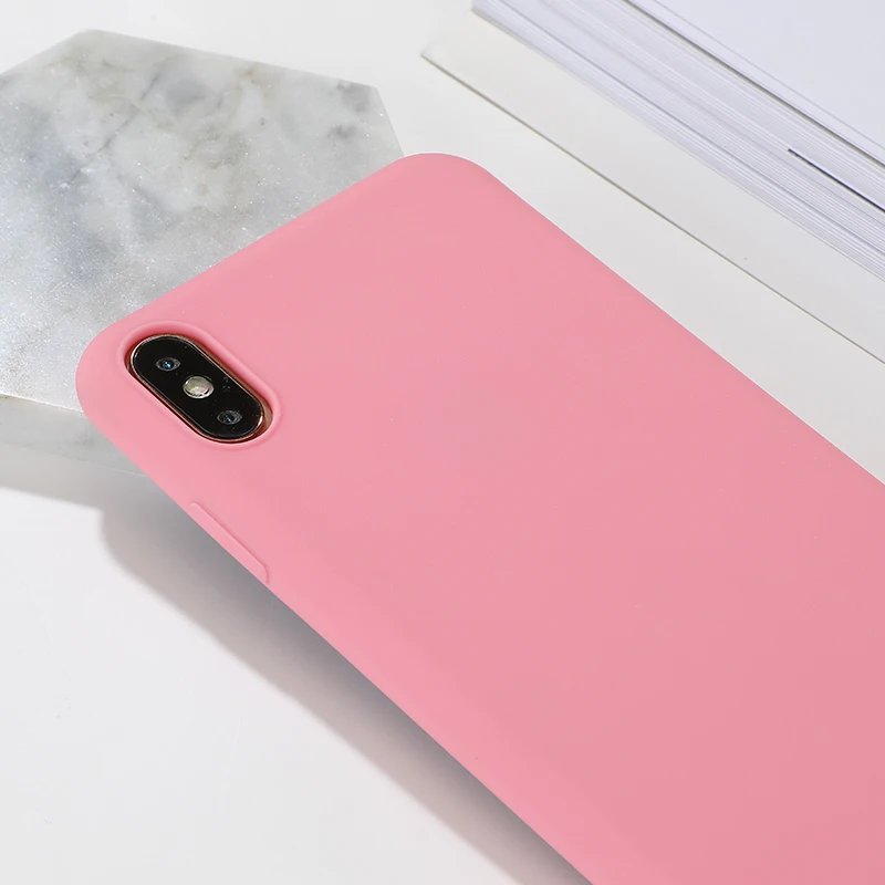 Чехол-накладка для iPhone 7 11 12 Pro Max силикон матовый | Мобильные телефоны и аксессуары