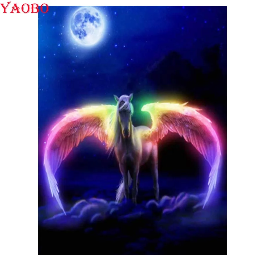 5D Square Diamond Embroidery Horse with colorful wings Diy Diamond Painting Cross Stitch Full Mosaic Rhinestones Needlework
5D Square Diamond Embroidery Horse with colorful wings Diy Diamond Painting Cross Stitch Full Mosaic Rhinestones Needlework