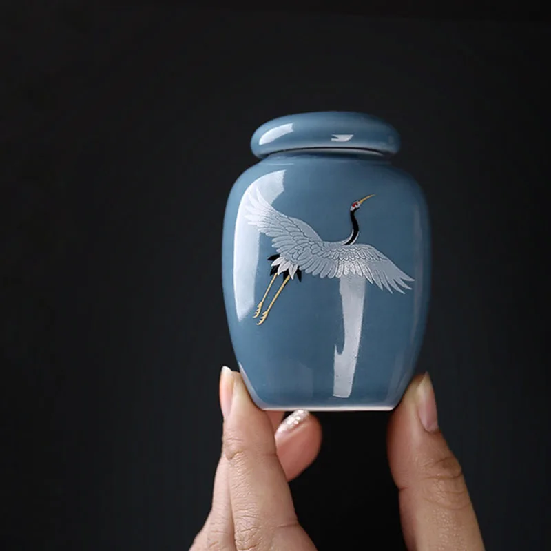 2pcs/set Sealed Storage Bottle Blue Color Household Supply Porcelain Tea Caddy Tea Box Mini Jar Portable Carry Powder Jar
2pcs/set Sealed Storage Bottle Blue Color Household Supply Porcelain Tea Caddy Tea Box Mini Jar Portable Carry Powder Jar