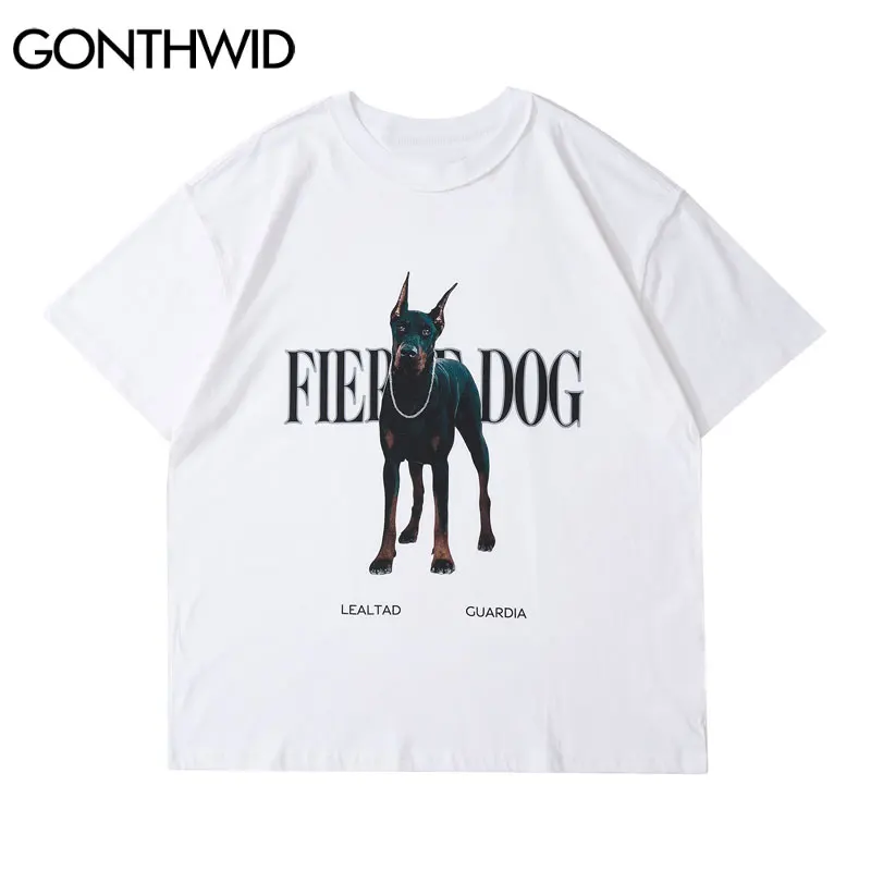 Hip Hop Oversized T Shirts Streetwear Harajuku Animal Dog Graphic Print Cotton Short Sleeve Tshirts Men Summer Casual Loose Tees
Hip Hop Oversized T Shirts Streetwear Harajuku Animal Dog Graphic Print Cotton Short Sleeve Tshirts Men Summer Casual Loose Tees