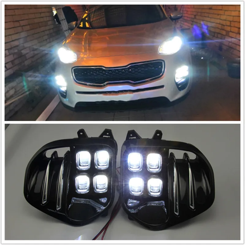 OEM Fog Light Lamp FIT For KIA Sportage QL KX5 2016 2017 2018 LED Daytime Running Light Set Auto Car White LED DRL Light
OEM Fog Light Lamp FIT For KIA Sportage QL KX5 2016 2017 2018 LED Daytime Running Light Set Auto Car White LED DRL Light