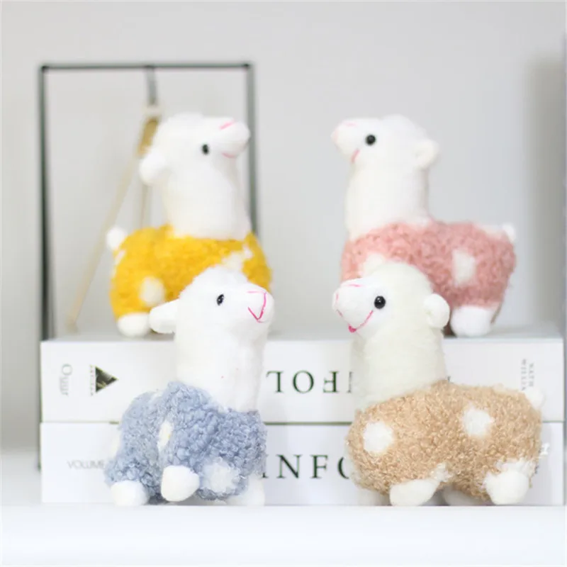 1pcs Alpaca Plush Toy Kawaii Sheep Dolls Key Ring Pendant Cute Cartoon Ornaments Key Accessories Decoration Gift for Kids Y233
1pcs Alpaca Plush Toy Kawaii Sheep Dolls Key Ring Pendant Cute Cartoon Ornaments Key Accessories Decoration Gift for Kids Y233