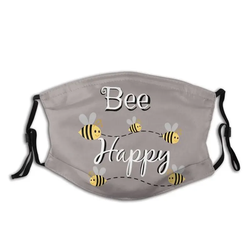 Breathable Bee Happy Mouth Face Mask Honeybee Anti Dust Protection Respirator Muffle Mask with Filters PM 2.5 
Breathable Bee Happy Mouth Face Mask Honeybee Anti Dust Protection Respirator Muffle Mask with Filters PM 2.5
