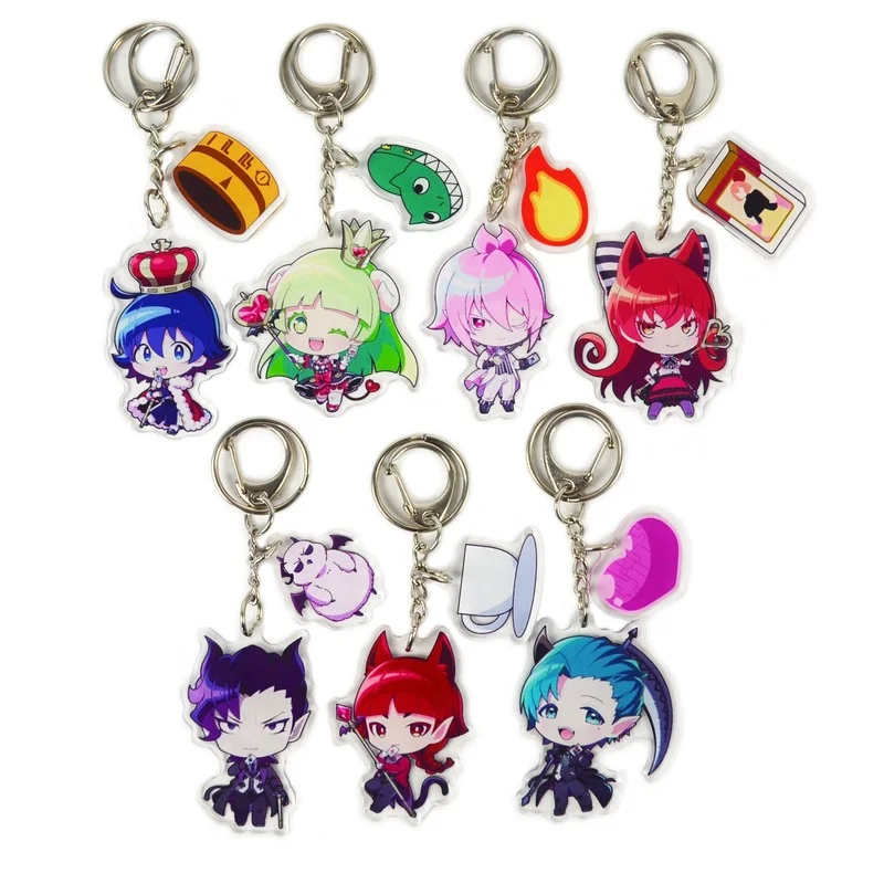 Keychain Woman Anime Key Chain Men Welcome To Demon School Iruma Kun Pendant Key Ring Unisex Elegant Key Holder Jewelry Llaveros
Keychain Woman Anime Key Chain Men Welcome To Demon School Iruma Kun Pendant Key Ring Unisex Elegant Key Holder Jewelry Llaveros