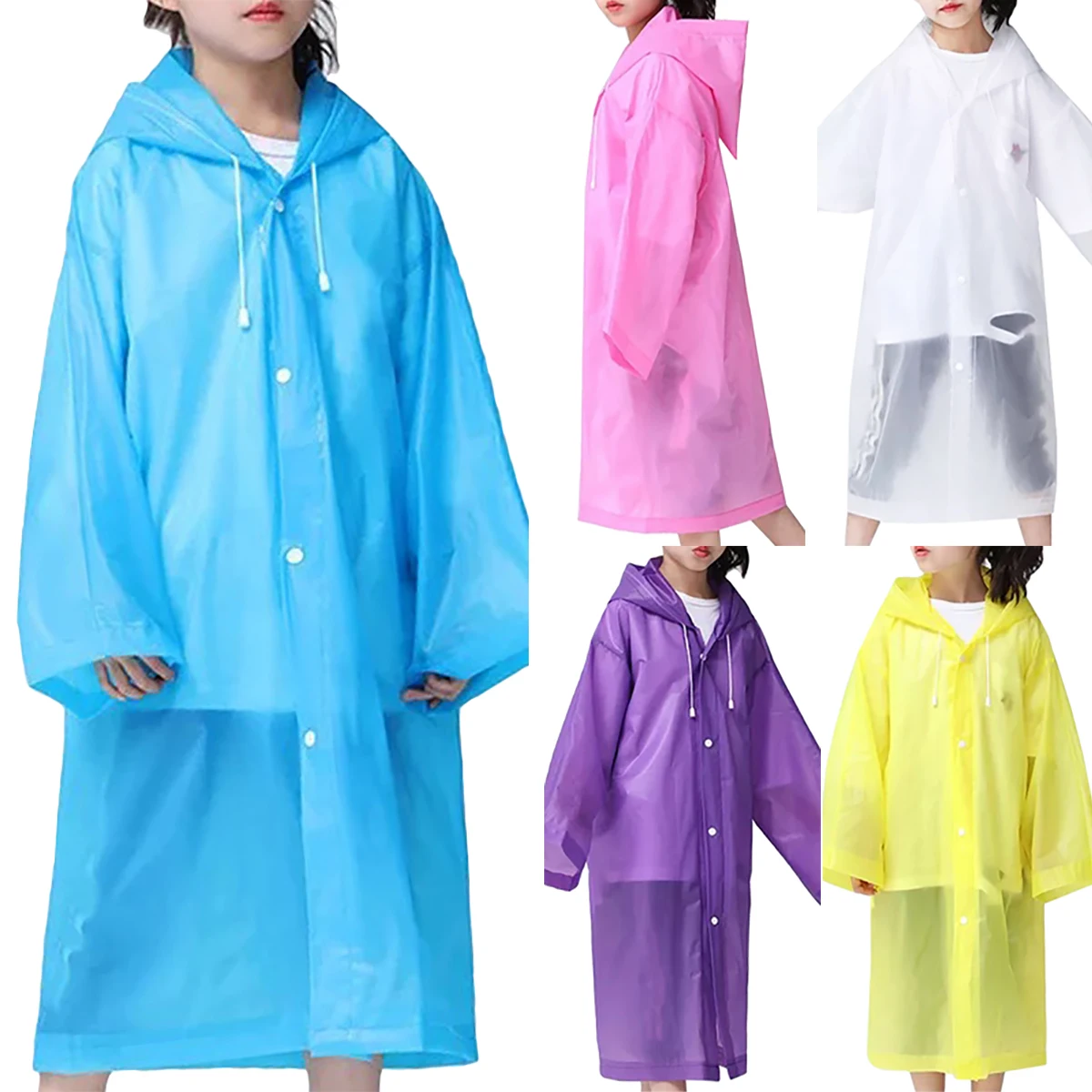 Waterproof Children Kids Hooded Rainsuit Rain Poncho Raincoat Jacket Covers Coats Raincoat Rain Coat Kids Children RainWear New
Waterproof Children Kids Hooded Rainsuit Rain Poncho Raincoat Jacket Covers Coats Raincoat Rain Coat Kids Children RainWear New