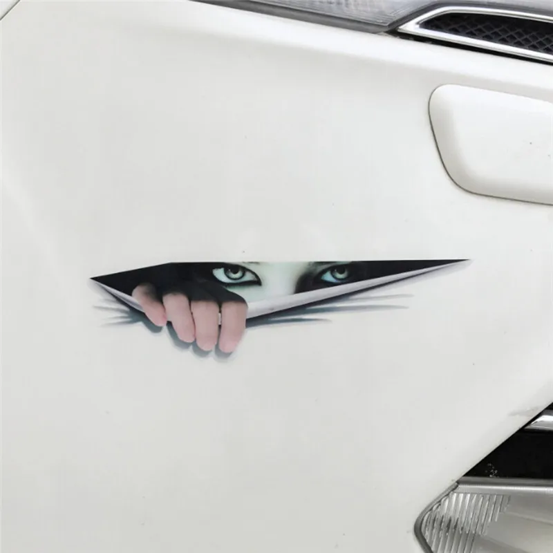1pcs girl eyes voyeur car stickers 24x6cm PVC car stickers creative car decoration stickers
1pcs girl eyes voyeur car stickers 24x6cm PVC car stickers creative car decoration stickers