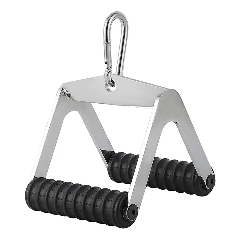 Двойная D-образная ручка для кабеля, V-образная нажимная штанга, трехшарошечная нажимная машина для фитнеса
Двойная D-образная ручка для кабеля, V-образная нажимная штанга, трехшарошечная нажимная машина для фитнеса