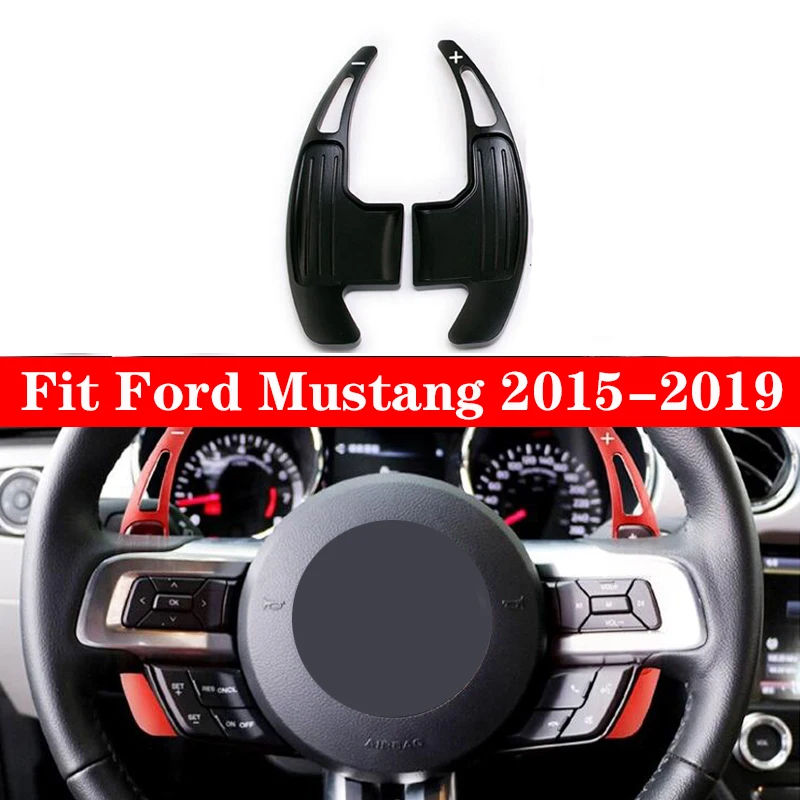 For Ford Mustang 2015 2016 2017 2018 2019 Steering Wheel Gear Shifters Paddle Aluminum Alloy Cover Trim Black 2pcs
For Ford Mustang 2015 2016 2017 2018 2019 Steering Wheel Gear Shifters Paddle Aluminum Alloy Cover Trim Black 2pcs