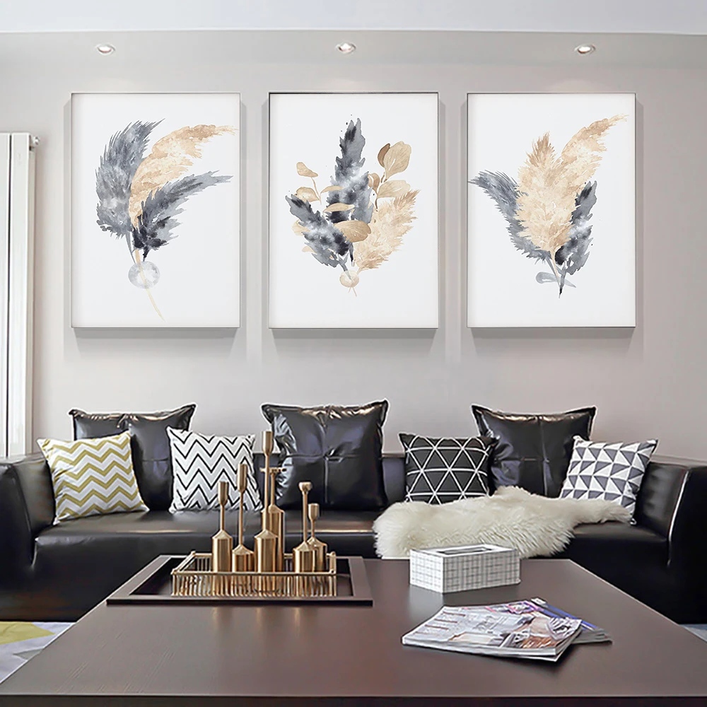 Modern Poster Pampas Grass Print Set Of 3 Canvas Painting Abstract Art Print Botanical Wall Picture For Living Room Home Decor 
Modern Poster Pampas Grass Print Set Of 3 Canvas Painting Abstract Art Print Botanical Wall Picture For Living Room Home Decor