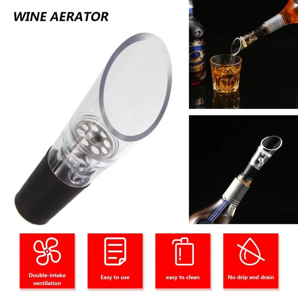 Acrylic Stainless Wine Pour Spout Bottle Stopper Decanter Aerator Bottle Plug Cap Pour Pourer Seal Cap Shutdown Spout 
Acrylic Stainless Wine Pour Spout Bottle Stopper Decanter Aerator Bottle Plug Cap Pour Pourer Seal Cap Shutdown Spout
