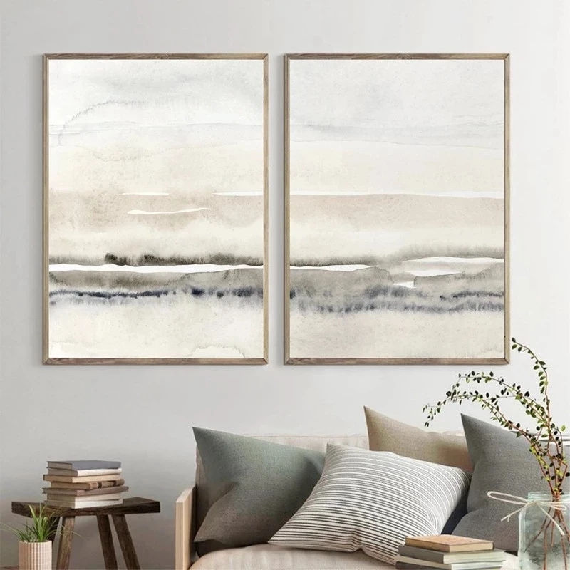 Beige and Grey Canvas Paintings Abstract Watercolor Posters and Prints Modern Minimalist Wall Art Pictures for Living Room Decor
Beige and Grey Canvas Paintings Abstract Watercolor Posters and Prints Modern Minimalist Wall Art Pictures for Living Room Decor