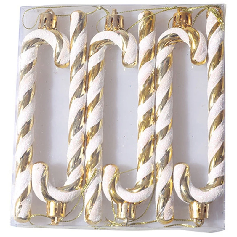 6PCS Christmas Tree Decoration Plastic Candy Cane New Year Pine Tree Decoration Pendant Gift 
6PCS Christmas Tree Decoration Plastic Candy Cane New Year Pine Tree Decoration Pendant Gift