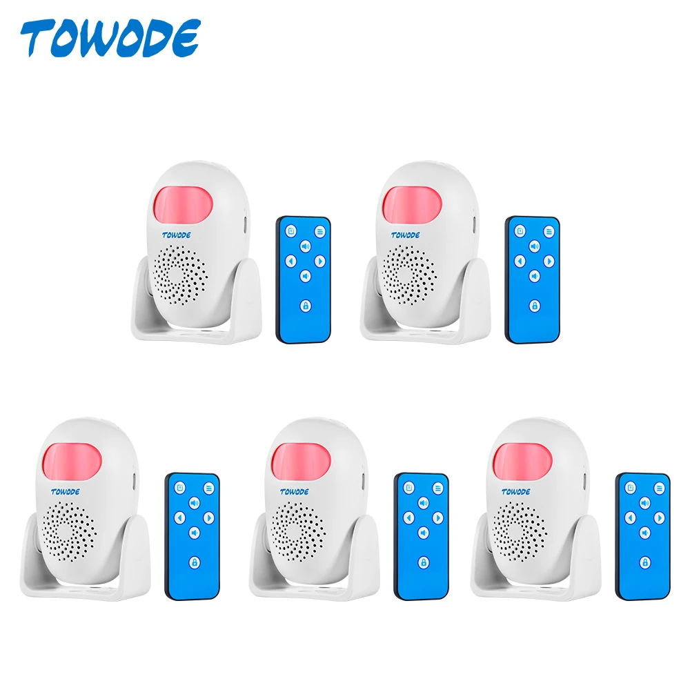 TOWODE Wireless PIR Infrared Motion Detector 100dB Loud 11 Languages Home Welcome System Smart Anti-Theft Burglar Alarm Sensor
TOWODE Wireless PIR Infrared Motion Detector 100dB Loud 11 Languages Home Welcome System Smart Anti-Theft Burglar Alarm Sensor