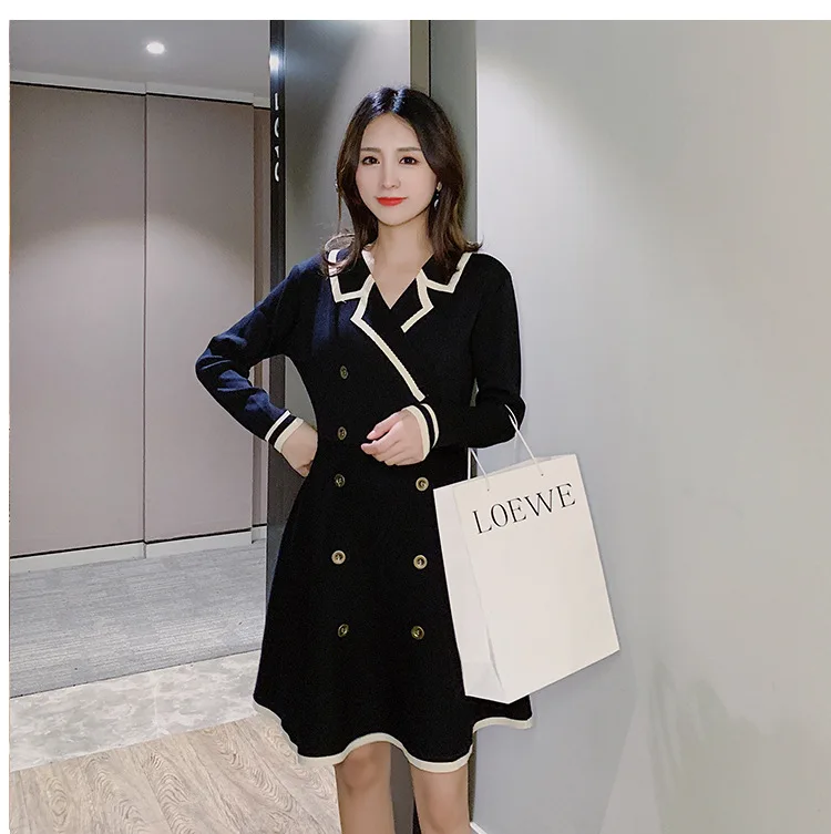 2021 women striped sweater dress female knitted pullover long sleeve turn down collar casual warm autumn winter
2021 women striped sweater dress female knitted pullover long sleeve turn down collar casual warm autumn winter