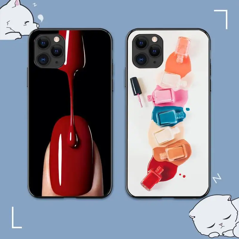 RuiCaiCa Art Multicolored Nail Polish Bottle Set Phone Case for iphone 13 11 12 pro XS MAX 8 7 6 6S Plus X 5S SE 2020 XR case
RuiCaiCa Art Multicolored Nail Polish Bottle Set Phone Case for iphone 13 11 12 pro XS MAX 8 7 6 6S Plus X 5S SE 2020 XR case