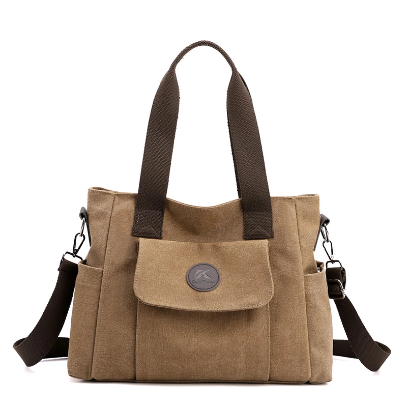 Solid color Women Handbag Ladies Shoulder Bag High Quality Soft Canvas Large Capacity Bag Casual Shopping Handbag
Solid color Women Handbag Ladies Shoulder Bag High Quality Soft Canvas Large Capacity Bag Casual Shopping Handbag