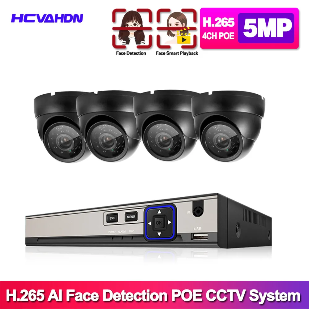 Комплект купольной IP-камеры видеонаблюдения, H.265, POE, 5 МП, 4 канала, NVR, распознавание лиц, комплект систем видеонаблюдения, POE, черный цвет
Комплект купольной IP-камеры видеонаблюдения, H.265, POE, 5 МП, 4 канала, NVR, распознавание лиц, комплект систем видеонаблюдения, POE, черный цвет