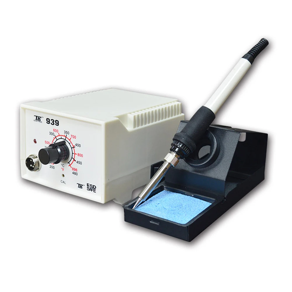 939 ESD Soldering Station Set 80W High-power Anti-static Station Electric Soldering Iron For Electronic Product Welding
939 ESD Soldering Station Set 80W High-power Anti-static Station Electric Soldering Iron For Electronic Product Welding