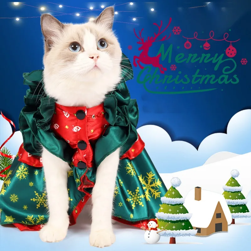 Рождественский костюм для кошки, забавная одежда для щенка, котенок, косплей, одежда для домашних животных, наряды для маленьких собак, мила...
Рождественский костюм для кошки, забавная одежда для щенка, котенок, косплей, одежда для домашних животных, наряды для маленьких собак, мила...