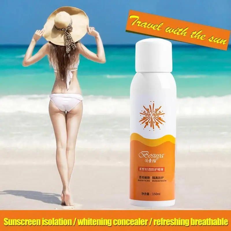 Body Sunscreen Spray 150Ml Whitening Essence Sunscreen Waterproof Spray Hydrating Neck Body Uv Moisturizing Protection Anti V0P2
Body Sunscreen Spray 150Ml Whitening Essence Sunscreen Waterproof Spray Hydrating Neck Body Uv Moisturizing Protection Anti V0P2