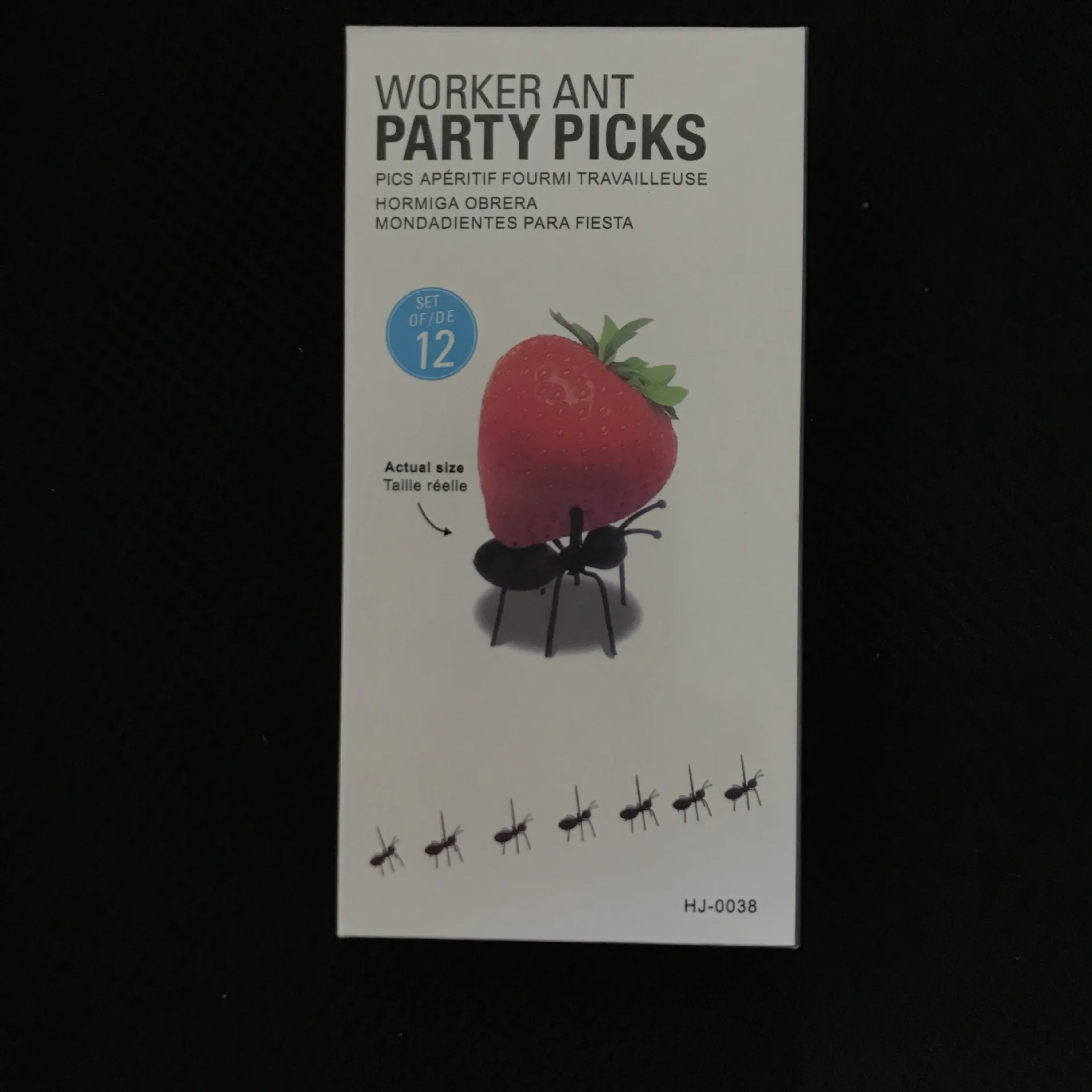 12 Pcs Sets Ant Fruit Fork Worker Ant Toothpick Party Props Creative Funny Dinner Fork Dessert Pick Party Table Decoration
12 Pcs Sets Ant Fruit Fork Worker Ant Toothpick Party Props Creative Funny Dinner Fork Dessert Pick Party Table Decoration