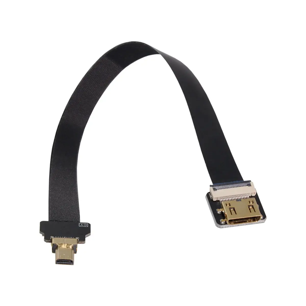 CYFPV Mini HDMI-compatible Female to Micro HDMI-compatible Male Extension FPC Flat Cable 1080P for FPV HDTV Multicopter Aerial
CYFPV Mini HDMI-compatible Female to Micro HDMI-compatible Male Extension FPC Flat Cable 1080P for FPV HDTV Multicopter Aerial
