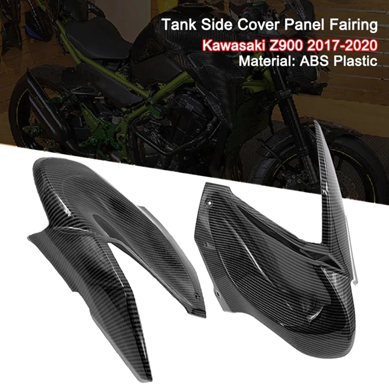 Carbor Fiber Motorcycle Tank Front Side Panel Trim Cover Fairing Cowl Accessories for Kawasaki Z900 2017 2018 2019
Carbor Fiber Motorcycle Tank Front Side Panel Trim Cover Fairing Cowl Accessories for Kawasaki Z900 2017 2018 2019