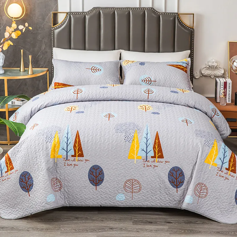 21Fashion Bedding Summer Quilt Bedspread Geometric Printed Patchwork Quilted Blanket Sides Coverlet Cubrecam Bed Cover Colcha
21Fashion Bedding Summer Quilt Bedspread Geometric Printed Patchwork Quilted Blanket Sides Coverlet Cubrecam Bed Cover Colcha