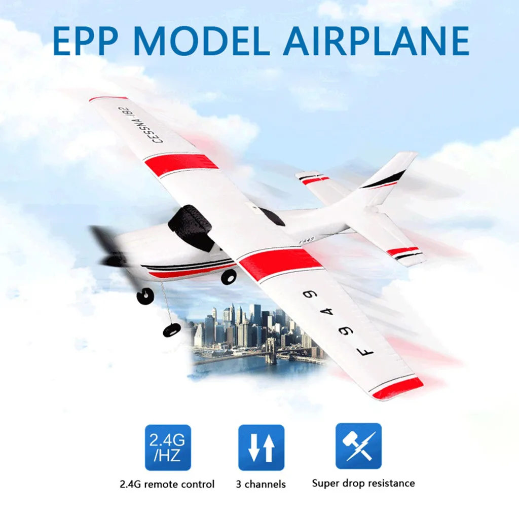 WLtoys F949 RTF Glider 3CH 2.4G RC Airplane RTF Remote Control Glider EPP Composite Material Stronger Driving Power Dropshipping
WLtoys F949 RTF Glider 3CH 2.4G RC Airplane RTF Remote Control Glider EPP Composite Material Stronger Driving Power Dropshipping