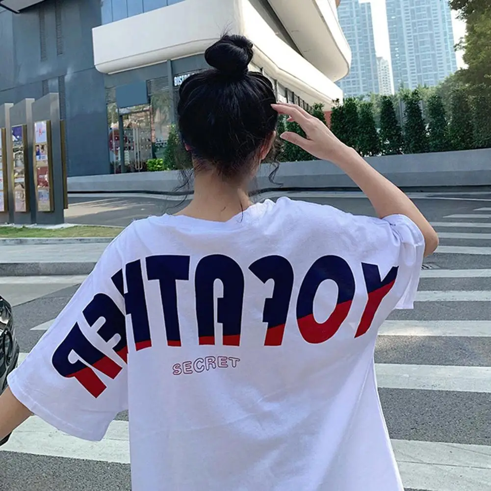 Women Casual English Letter Short Sleeve Round Neck Oversized Tee Top T-shirt Summer Women Short Sleeve
Women Casual English Letter Short Sleeve Round Neck Oversized Tee Top T-shirt Summer Women Short Sleeve