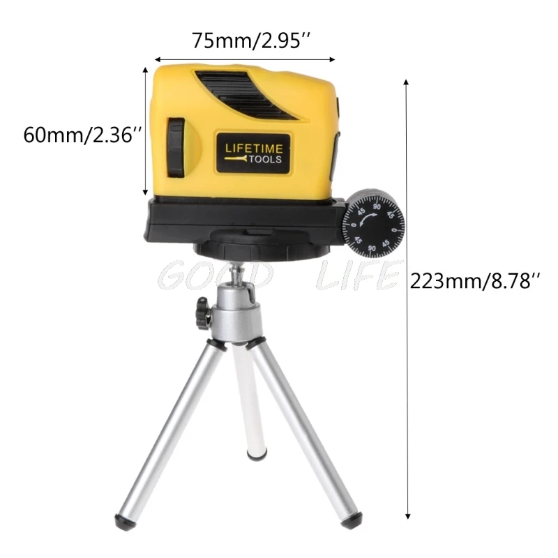 4in1 360 degree Rotary Laser Level Self-Levelling Cross Line Measuring with Tripod Stand
4in1 360 degree Rotary Laser Level Self-Levelling Cross Line Measuring with Tripod Stand