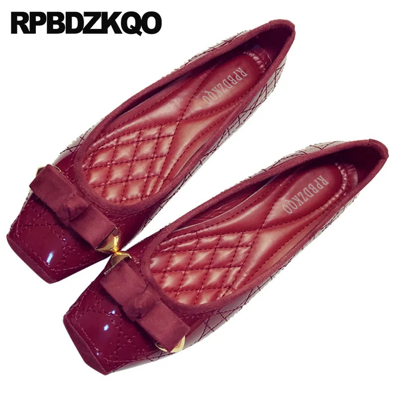 Plaid Shoes China Large Size Ballerina Kawaii Square Toe Big Red Wine Bow Gingham Soft Ballet Flats Women Blue Patent Leather
Plaid Shoes China Large Size Ballerina Kawaii Square Toe Big Red Wine Bow Gingham Soft Ballet Flats Women Blue Patent Leather