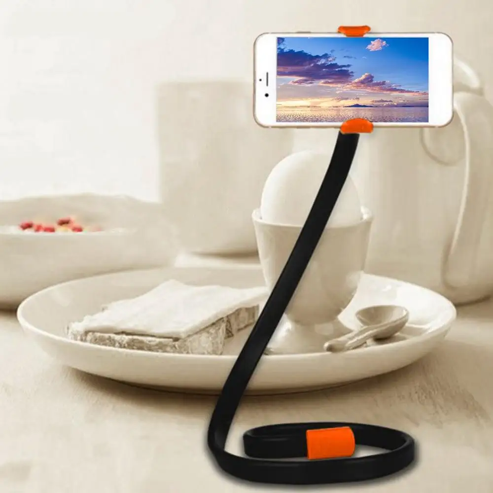 Universal Bedside Arm Lazy Mobile Phone Clip Holder Stand Snake Shaped Flexible Phone Bracket 360 Rotating Bed Desk Table Clip
Universal Bedside Arm Lazy Mobile Phone Clip Holder Stand Snake Shaped Flexible Phone Bracket 360 Rotating Bed Desk Table Clip