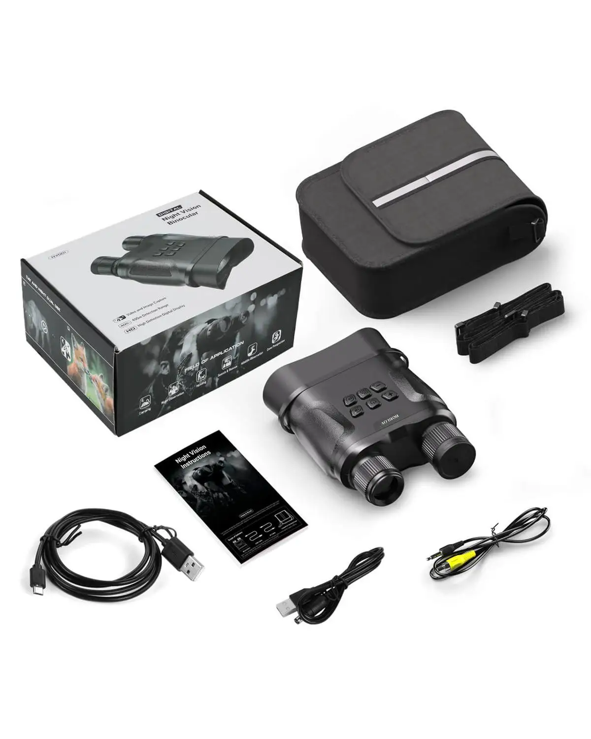 Digital Night Vision Camera Scope Binoculars 32GB Video Recording HD Infrared Day And Night Vision Device For Hunting Telescope
Digital Night Vision Camera Scope Binoculars 32GB Video Recording HD Infrared Day And Night Vision Device For Hunting Telescope
