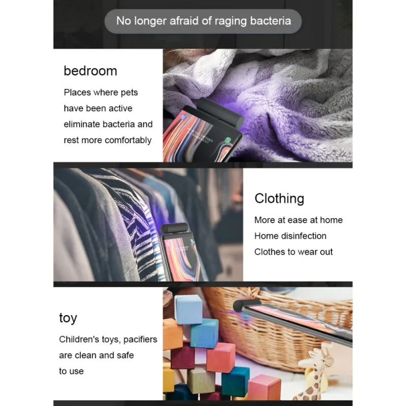 Ultraviolet Disinfection Lamp UVC Sterilization Lamp Sterilization And Mite Removal Portable Mobile Phone USB Sterilizer
Ultraviolet Disinfection Lamp UVC Sterilization Lamp Sterilization And Mite Removal Portable Mobile Phone USB Sterilizer