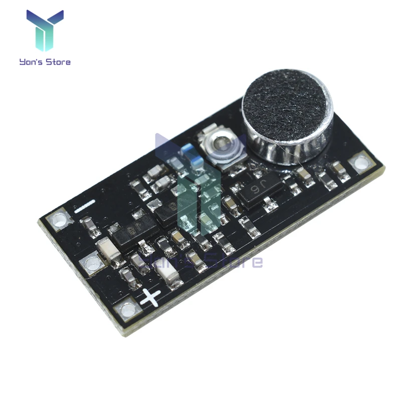

88-115MHz FM Transmitter Module with Microphone DC 2V 9V 9mA Wireless Car FM Radio Trasmitter Board for Arduino Phone DIY