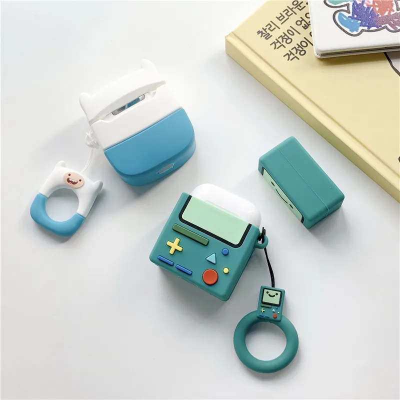 Adventure Time with Finn and Jake Game Machine Bluetooth Headset Case For Airpods Pro Cute Cartoon 3D Soft Silicon headset Cover
Adventure Time with Finn and Jake Game Machine Bluetooth Headset Case For Airpods Pro Cute Cartoon 3D Soft Silicon headset Cover