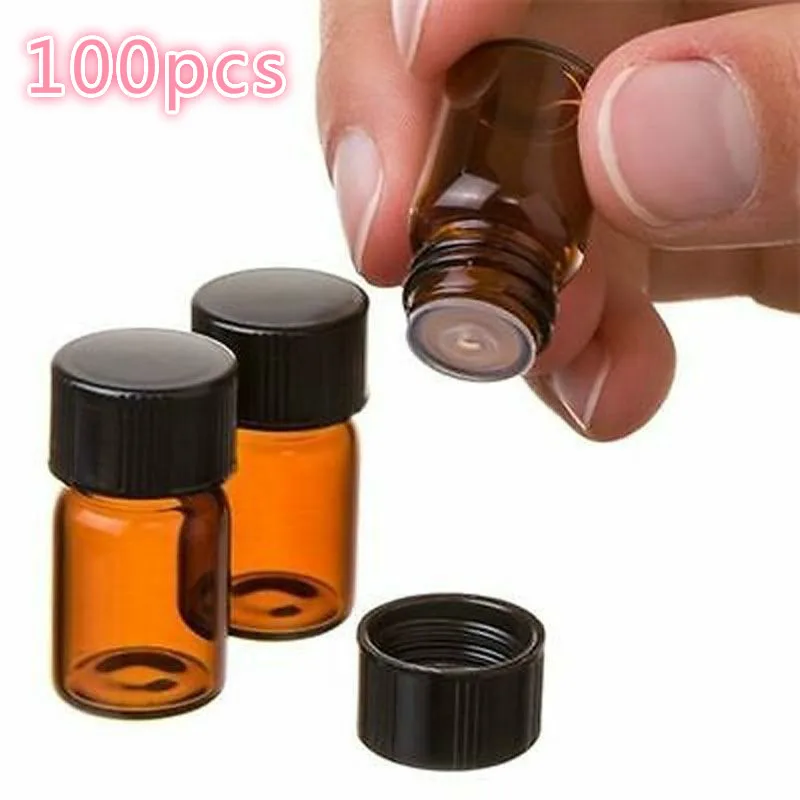 1ML Glass Essential Oil Bottle Thin Glass Small Brown Perfume Oil Vials Sample Test Bottle, refillable, cosmetic container.
1ML Glass Essential Oil Bottle Thin Glass Small Brown Perfume Oil Vials Sample Test Bottle, refillable, cosmetic container.