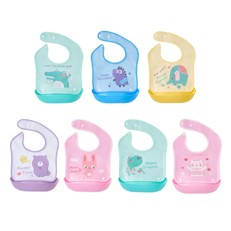 Baby Kids Girl Boys Waterproof Saliva Solid Feeding Bib 1PC Lunch Apron Toddler Silicone Bibs 7 Colors baby Silicone Bib Aprons
Baby Kids Girl Boys Waterproof Saliva Solid Feeding Bib 1PC Lunch Apron Toddler Silicone Bibs 7 Colors baby Silicone Bib Aprons