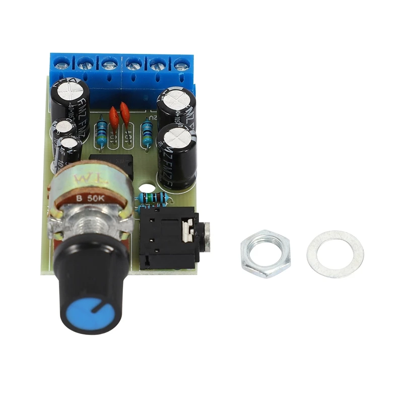 DC1.8-12V TDA2822M Amplifier 2.0 Channel Stereo 3.5mm Audio Amp Board Module green
DC1.8-12V TDA2822M Amplifier 2.0 Channel Stereo 3.5mm Audio Amp Board Module green