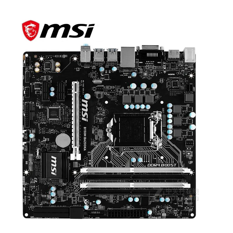 Для MSI B150M BAZOOKA материнская плата LGA 1151 DDR4 для Intel B150 150M настольная SATA III USB3.0 PCI E X16 3 0