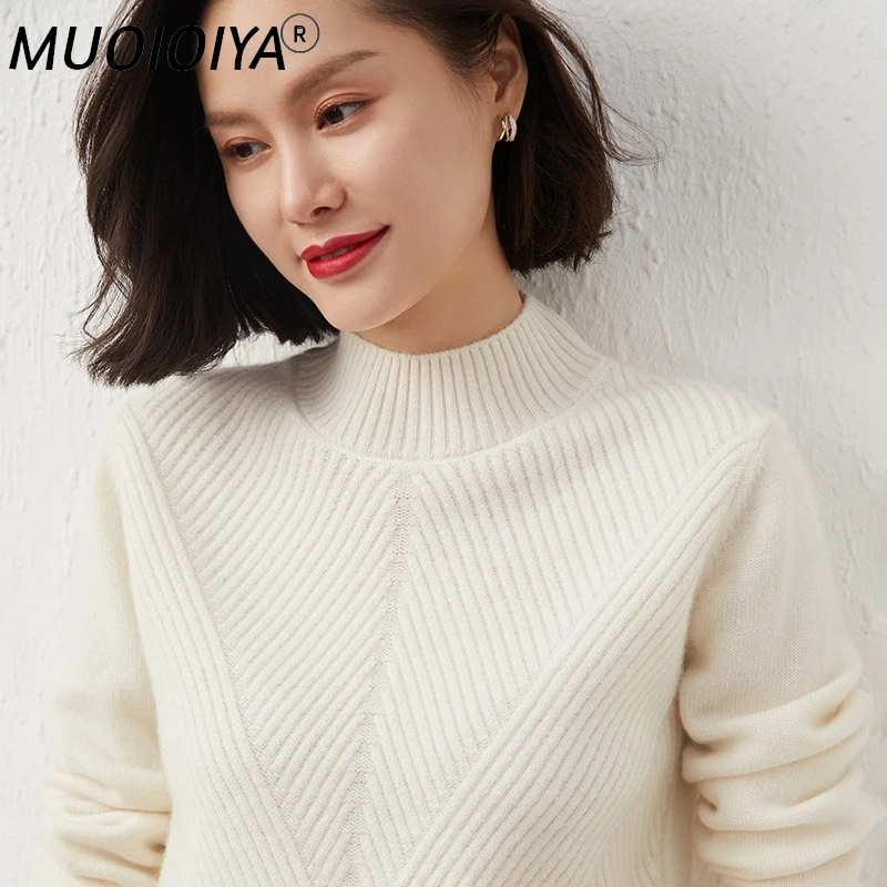 Лидер продаж 100%, осенне-зимний свитер из чистого кашемира, водолазка, Женский высококачественный мягкий женский свободный утепленный вязан...
Лидер продаж 100%, осенне-зимний свитер из чистого кашемира, водолазка, Женский высококачественный мягкий женский свободный утепленный вязан...