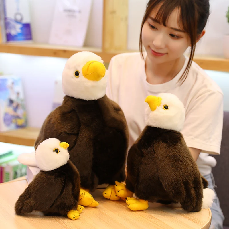 20-40cm Cute Simulation White Headed Sea Sculpture Plush Toys Stuffed Soft Animals Pillows Dolls For Kids Girls Birthday Gifts
20-40cm Cute Simulation White Headed Sea Sculpture Plush Toys Stuffed Soft Animals Pillows Dolls For Kids Girls Birthday Gifts