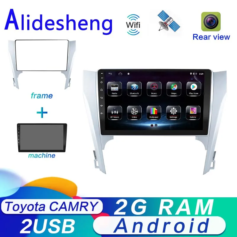 Мультимедийный видеопроигрыватель для Toyota Camry 8 2 Din Android стерео радио навигация GPS